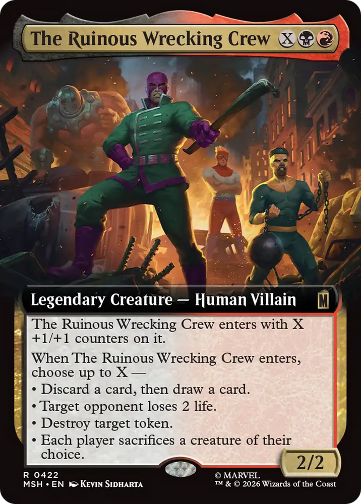 The Ruinous Wrecking Crew (Extended Art) [Marvel Super Heroes]