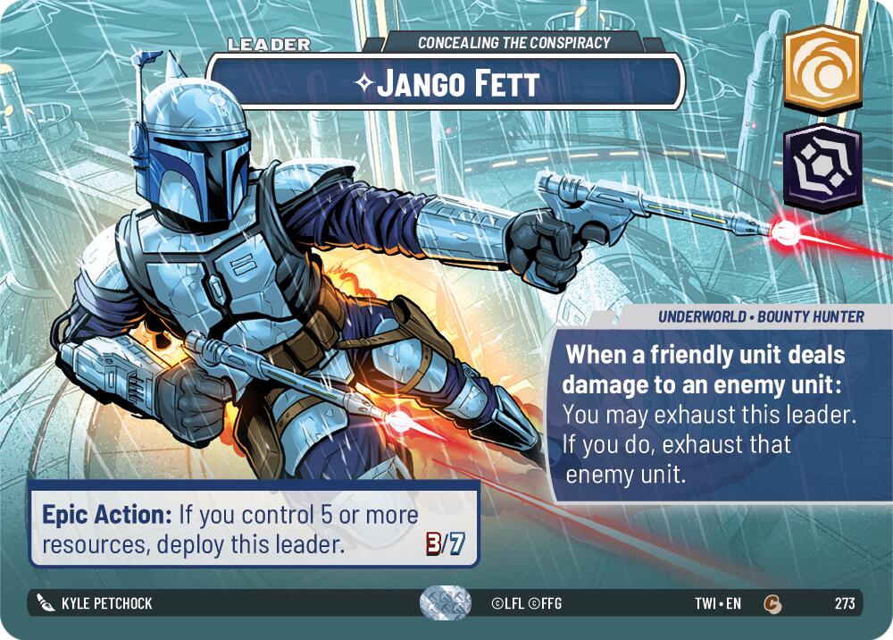 Jango Fett - Concealing the Conspiracy (273) (Showcase) (273) [Twilight of the Republic]
