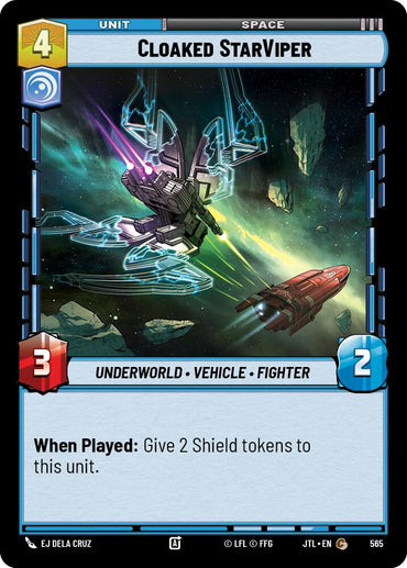 Cloaked StarViper (565) (565) [Jump to Lightspeed]