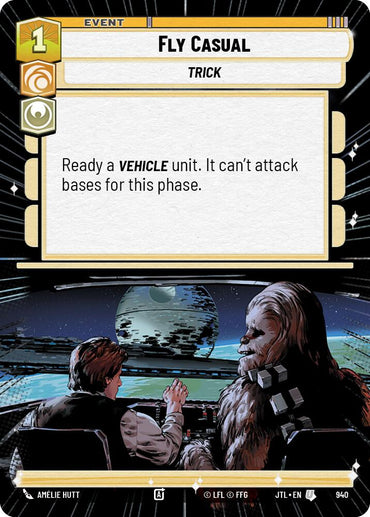 Fly Casual (940) (Hyperspace Foil) (940) [Jump to Lightspeed]