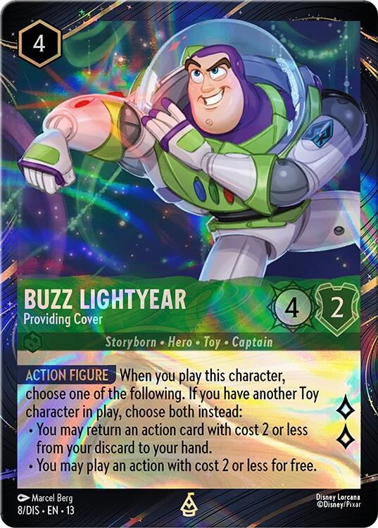 Buzz Lightyear - Providing Cover (Magical Places Promo) (8) [Promo Cards]