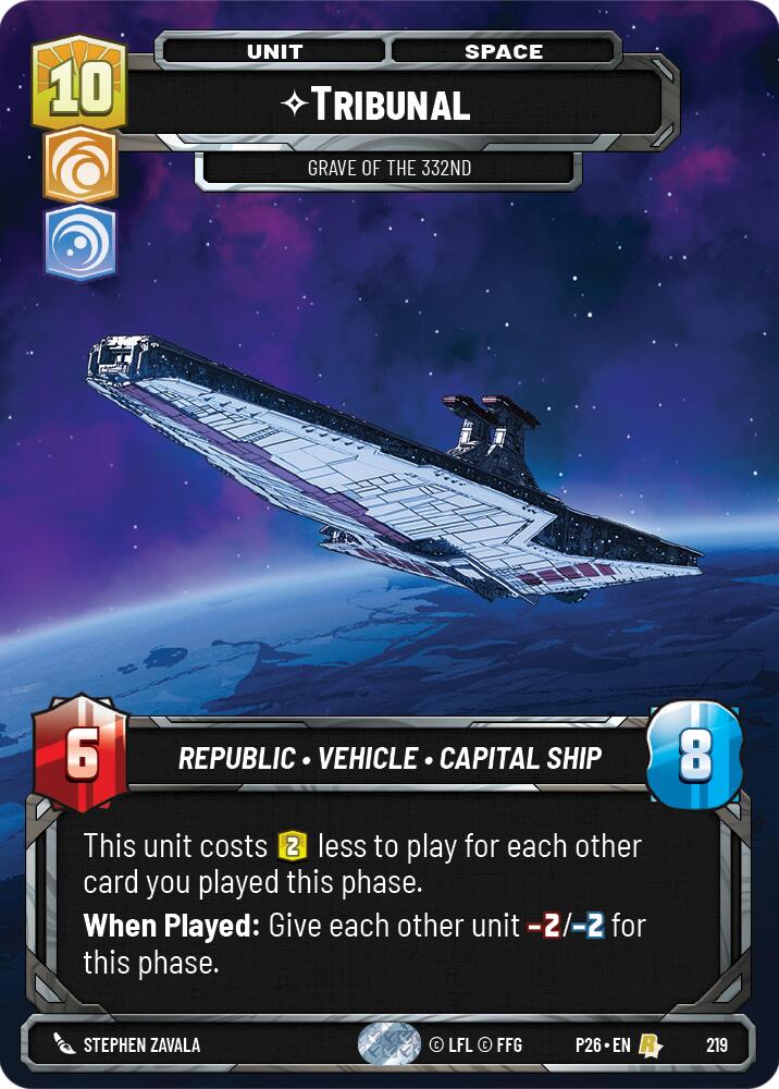 Tribunal - Grave of the 332nd (219) (Foil) (219) [Sector and Regional Promos: Season 2]