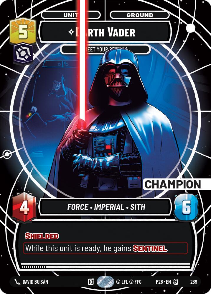 Darth Vader - Meet Your Destiny (239) (Champion) (239) [Sector and Regional Promos: Season 2]