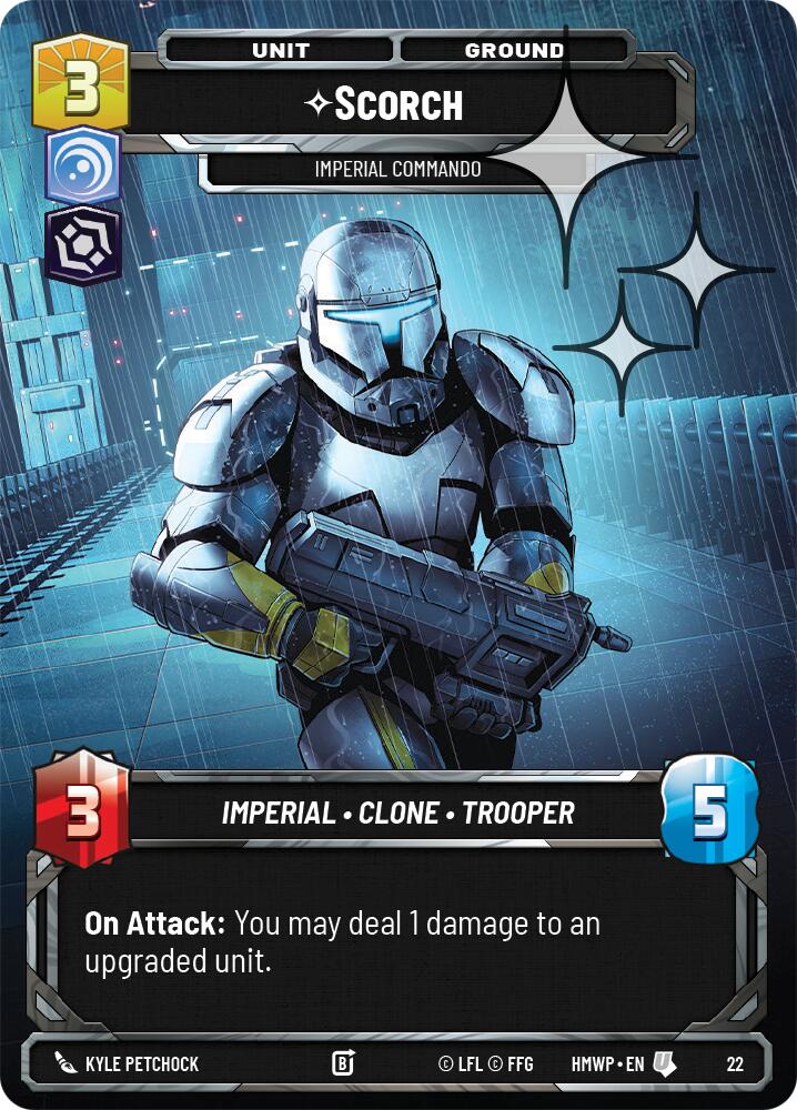 Scorch - Imperial Commando (22) (Foil) (22) [Homeworlds: Weekly Play]