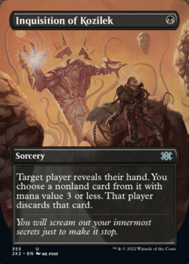 Inquisition of Kozilek (Borderless Alternate Art) [Double Masters 2022]