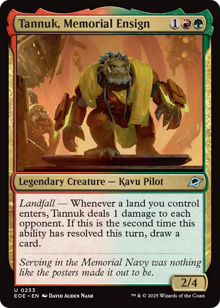 Tannuk, Memorial Ensign [Edge of Eternities]