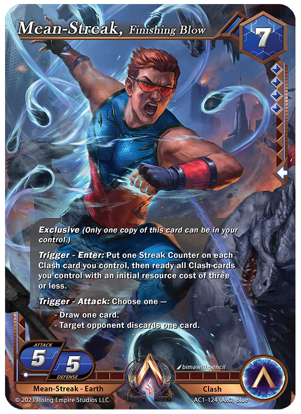 Mean-streak, Finishing Blow (Axo)